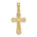 14K Yellow Gold Passion Cross Pendant 19mm length - (A85-603) 14K Yellow Gold Passion Cross Pendant 19mm length - (A85-603)