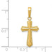 14K Yellow Gold Passion Cross Pendant 19mm length - (A85-603) 14K Yellow Gold Passion Cross Pendant 19mm length - (A85-603)