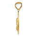14K Yellow Gold Polished & Diamond-cut Sagrado Corazon Oval Pendant - (A85-765) 14K Yellow Gold Polished & Diamond-cut Sagrado Corazon Oval Pendant - (A85-765)