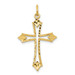 10K Yellow Gold Cross Charm - (A86-643) 10K Yellow Gold Cross Charm - (A86-643)