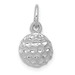 14K White Gold Golf Ball Charm Pendant - (A98-435) 14K White Gold Golf Ball Charm Pendant - (A98-435)