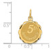 14K Yellow Gold Happy 5th Anniversary Charm Pendant - (A98-583)