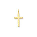 14K Yellow Gold Laser Designed Cross Charm 23mm length - (B11-231)