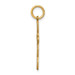 14K Yellow Gold Laser Designed Cross Pendant 27mm length - (B11-525) 14K Yellow Gold Laser Designed Cross Pendant 27mm length - (B11-525)