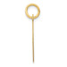 14K Yellow Gold Large Script Initial Letter D Charm Pendant - (B13-185) 14K Yellow Gold Large Script Initial Letter D Charm Pendant - (B13-185)