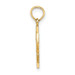 14K Yellow Gold Medical Jewelry Symbol Charm Pendant - (B14-414) 14K Yellow Gold Medical Jewelry Symbol Charm Pendant - (B14-414)