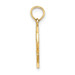 14K Yellow Gold Medical Jewelry Symbol Charm Pendant - (B14-414) 14K Yellow Gold Medical Jewelry Symbol Charm Pendant - (B14-414)