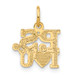 14K Yellow Gold P.S. I Love You Charm - (A83-148)