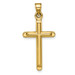 14K Yellow Gold 3-D Hollow Cross Pendant - (A83-284) 14K Yellow Gold 3-D Hollow Cross Pendant - (A83-284)