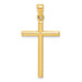 14K Yellow Gold Polished Hollow Cross Pendant - (A83-304) 14K Yellow Gold Polished Hollow Cross Pendant - (A83-304)