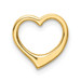 14K Yellow Gold 3-D Floating Heart Slide - (A83-337) 14K Yellow Gold 3-D Floating Heart Slide - (A83-337)