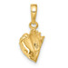 14K Yellow Gold Conch Shell Pendant - (A83-489)