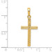 14K Yellow Gold Latin Cross Pendant - (A83-590)