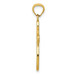 14K Yellow Gold Yellow Gold Ribbon Cross Pendant - (A83-674) 14K Yellow Gold Yellow Gold Ribbon Cross Pendant - (A83-674)
