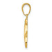 14K Yellow Gold Polished Gecko Pendant - (A84-157) 14K Yellow Gold Polished Gecko Pendant - (A84-157)