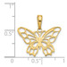 14K Yellow Gold Butterfly Cutout Pendant - (A84-418) 14K Yellow Gold Butterfly Cutout Pendant - (A84-418)