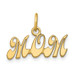 14K Yellow Gold Mom Charm - (A84-776) 14K Yellow Gold Mom Charm - (A84-776)
