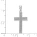 14K White Gold Cross Pendant 25mm length - (A85-496) 14K White Gold Cross Pendant 25mm length - (A85-496)