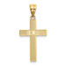 14K Yellow Gold Cross Pendant 25mm length - (A85-572) 14K Yellow Gold Cross Pendant 25mm length - (A85-572)