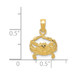 14K Yellow Gold Crab Pendant - (A85-584) 14K Yellow Gold Crab Pendant - (A85-584)