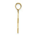 14K Yellow Gold Solid Satin Star of David Charm - (A86-475) 14K Yellow Gold Solid Satin Star of David Charm - (A86-475)