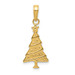 14K Yellow Gold Christmas Tree Pendant - (A86-562) 14K Yellow Gold Christmas Tree Pendant - (A86-562)