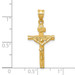 14K Yellow Gold INRI Crucifix Charm - (A86-731) 14K Yellow Gold INRI Crucifix Charm - (A86-731)