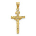 14K Yellow Gold INRI Crucifix Charm - (A86-731) 14K Yellow Gold INRI Crucifix Charm - (A86-731)