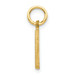 14K Yellow Gold Initial Letter A Charm Pendant - (A86-825)