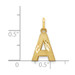14K Yellow Gold Initial Letter A Charm Pendant - (A86-825)