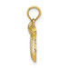 14K Yellow Gold Chai Pendant 18mm length - (A86-857)