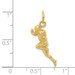 14K Yellow Gold Football Player Charm - (A86-932) 14K Yellow Gold Football Player Charm - (A86-932)