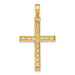 14K Yellow Gold Reversible Cross Pendant - (A86-955) 14K Yellow Gold Reversible Cross Pendant - (A86-955)