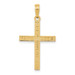14K Yellow Gold Reversible Cross Pendant - (A86-955) 14K Yellow Gold Reversible Cross Pendant - (A86-955)