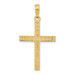 14K Yellow Gold Reversible Cross Pendant - (A86-955) 14K Yellow Gold Reversible Cross Pendant - (A86-955)