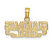 14K Yellow Gold Grandma's Girl Charm Pendant - (A90-111) 14K Yellow Gold Grandma's Girl Charm Pendant - (A90-111)