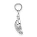 14K White Gold 2-D Textured Mini Sea Turtle Charm Pendant - (A92-322) 14K White Gold 2-D Textured Mini Sea Turtle Charm Pendant - (A92-322)
