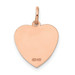 14K Rose Gold Holy Communion Heart Charm - (A98-641) 14K Rose Gold Holy Communion Heart Charm - (A98-641)