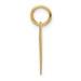 14K Yellow Gold #1 Granddaughter Charm Pendant - (A98-652)