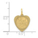 14K Yellow Gold #1 Granddaughter Charm Pendant - (A98-652)