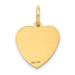 14K Yellow Gold #1 Granddaughter Charm Pendant - (A98-652)