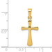 14K Yellow Gold Polished Cross Pendant 25mm length - (B11-376) 14K Yellow Gold Polished Cross Pendant 25mm length - (B11-376)
