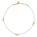 14K Yellow Gold Diamond-cut Triple Puffed Hearts Anklet - length: 10'' inches - (C63-981) 14K Yellow Gold Diamond-cut Triple Puffed Hearts Anklet - length: 10'' inches - (C63-981)
