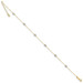 14K Two-tone Gold Oval Chain with Wavy Circles with 1'' extension Anklet - Length 9'' inches - (C64-136) 14K Two-tone Gold Oval Chain with Wavy Circles with 1'' extension Anklet - Length 9'' inches - (C64-136)