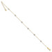 14K Two-tone Gold Oval Chain with Wavy Circles with 1'' extension Anklet - Length 9'' inches - (C64-136) 14K Two-tone Gold Oval Chain with Wavy Circles with 1'' extension Anklet - Length 9'' inches - (C64-136)