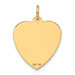 14K Yellow Gold Happy Birthday Heart Disc Charm - (A82-520) 14K Yellow Gold Happy Birthday Heart Disc Charm - (A82-520)