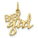 14K Yellow Gold Baby Girl Charm - (A82-794) 14K Yellow Gold Baby Girl Charm - (A82-794)