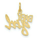 14K Yellow Gold Baby Girl Charm - (A82-794) 14K Yellow Gold Baby Girl Charm - (A82-794)