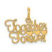 14K Yellow Gold Together Forever Charm - (A82-816) 14K Yellow Gold Together Forever Charm - (A82-816)