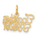 14K Yellow Gold Together Forever Charm - (A82-816) 14K Yellow Gold Together Forever Charm - (A82-816)